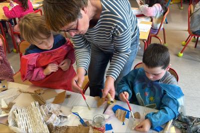 Enlarge image, modal window - photo prise lors d'un atelier manuel