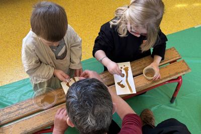 Enlarge image, modal window - photo prise lors d'un atelier manuel