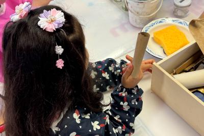 Enlarge image, modal window - photo prise lors d'un atelier manuel