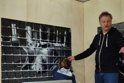 Enlarge image, modal window - photo de l'exposition de l'artiste photographe Jacques Marcel Blondel.